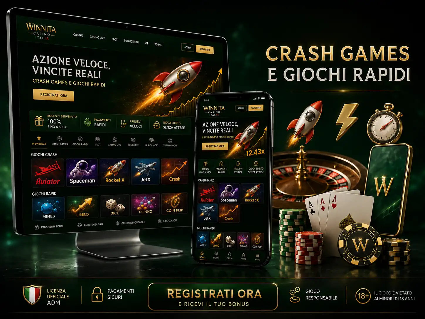 Giochi su Winnita Casino